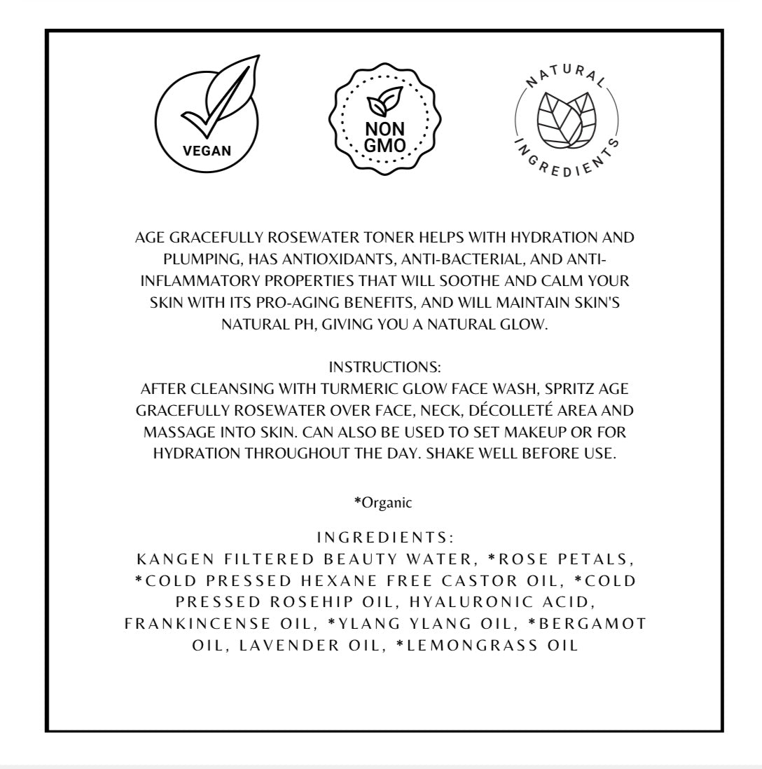 Organic Rosewater Toner