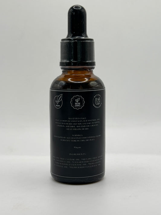 Rugged Iron Beard Oil Conditioning Beard & Skin Elixir – 1 oz Dropper Bottle