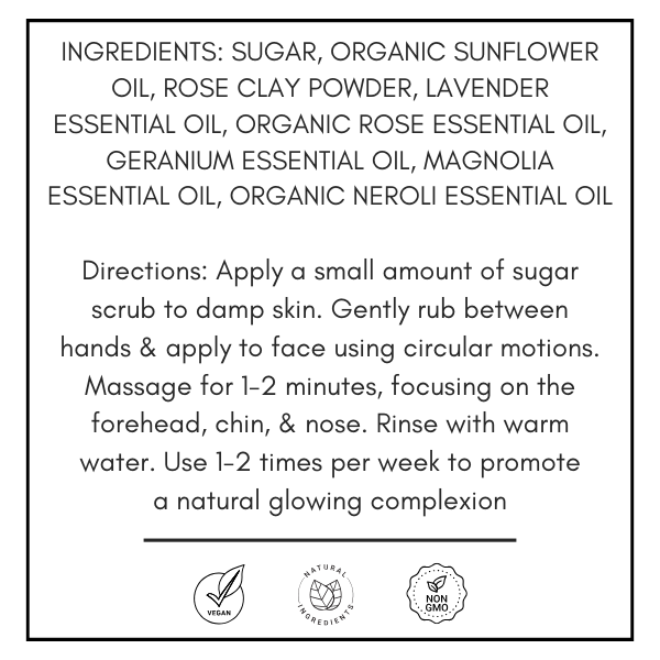 Rose Sugar Scrub