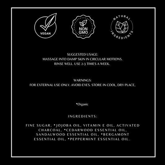 Gracefully Rugged Men's Facial Scrub