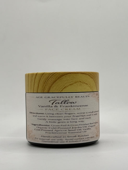 Whipped Tallow Cream Nourishing Skin Balm – 2 oz Jar